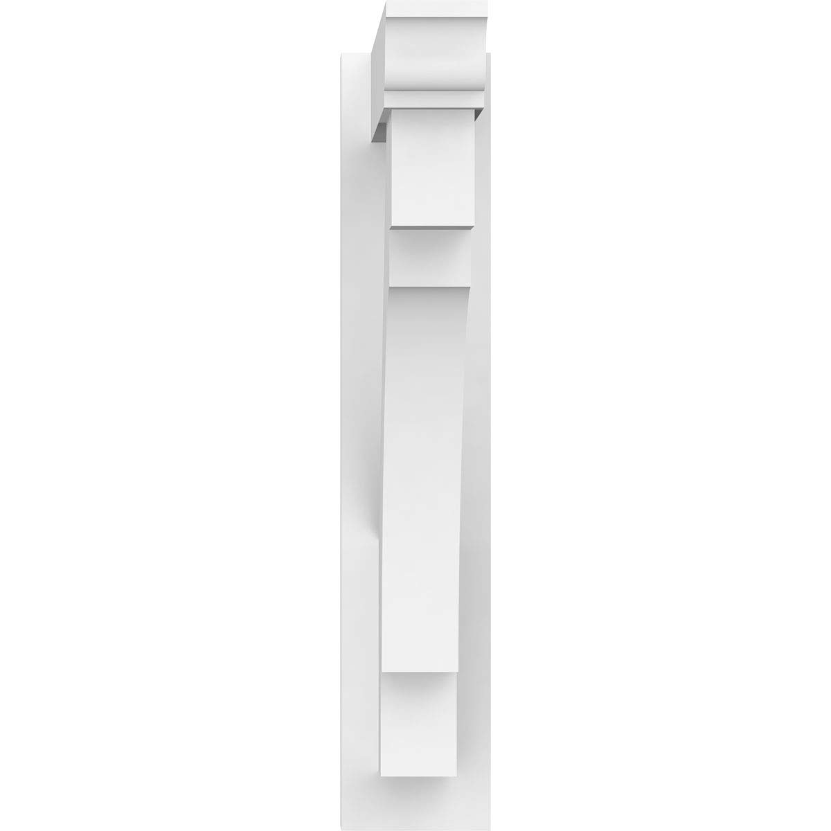 Ekena Millwork OUTP05X20X26MRC01 Merced Architectural Grade PVC Outlooker with Traditional Ends - 5