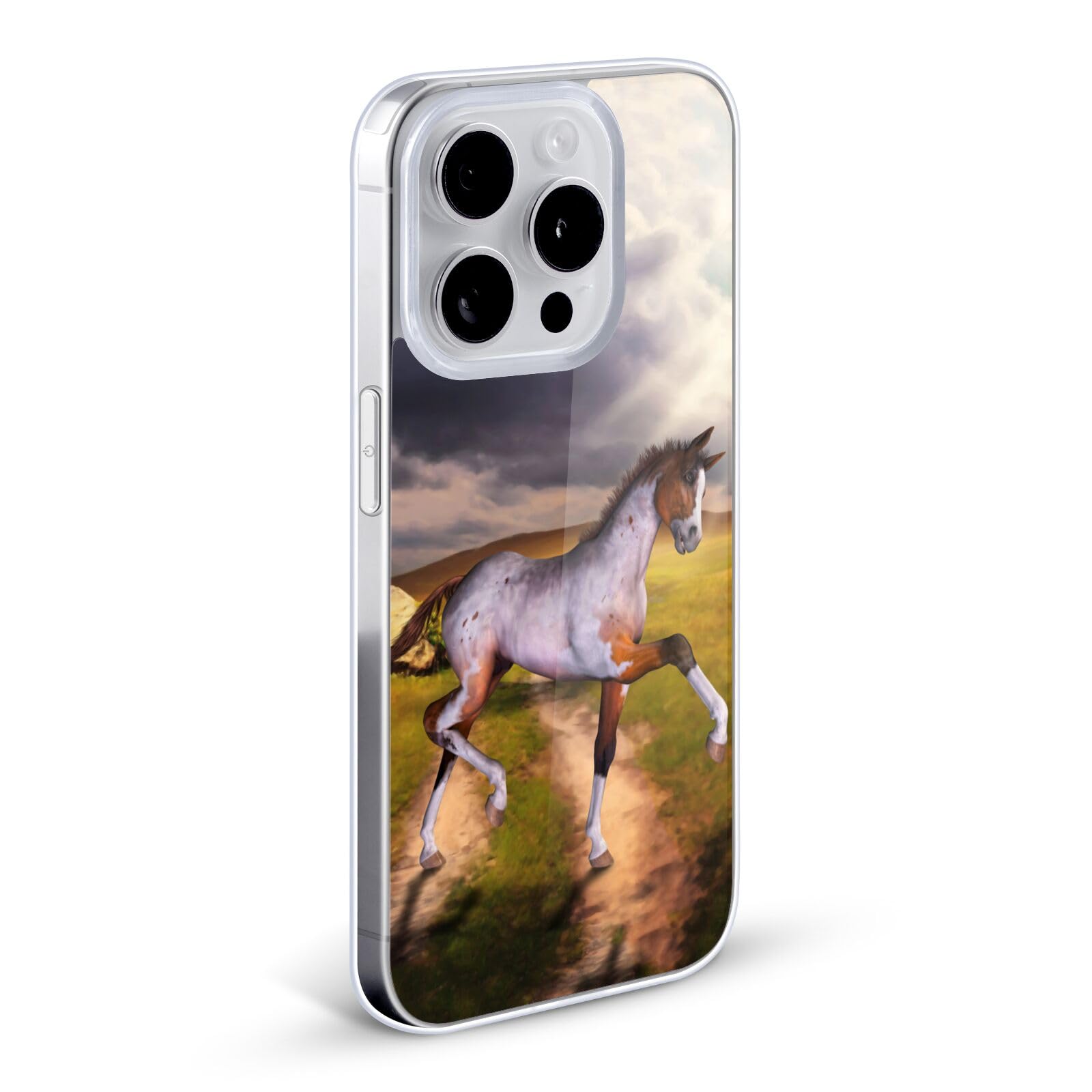 Officially Licensed Simone Gatterwe The Little Foal Horses Soft Gel Phone Case for Apple iPhone 13 Pro Max - Cute Protective Cover for Everyday Use, Work & Travel