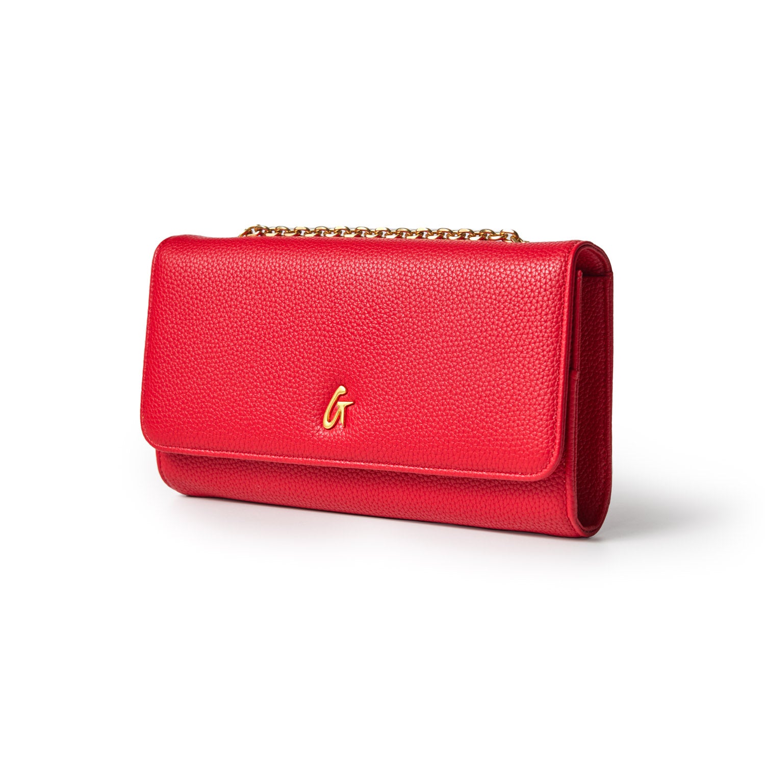 Pebble Travel Wristlet Wallet for Women - Stylish Red Crossbody Bag - Perfect for Travel, Shopping, and Everyday Use
