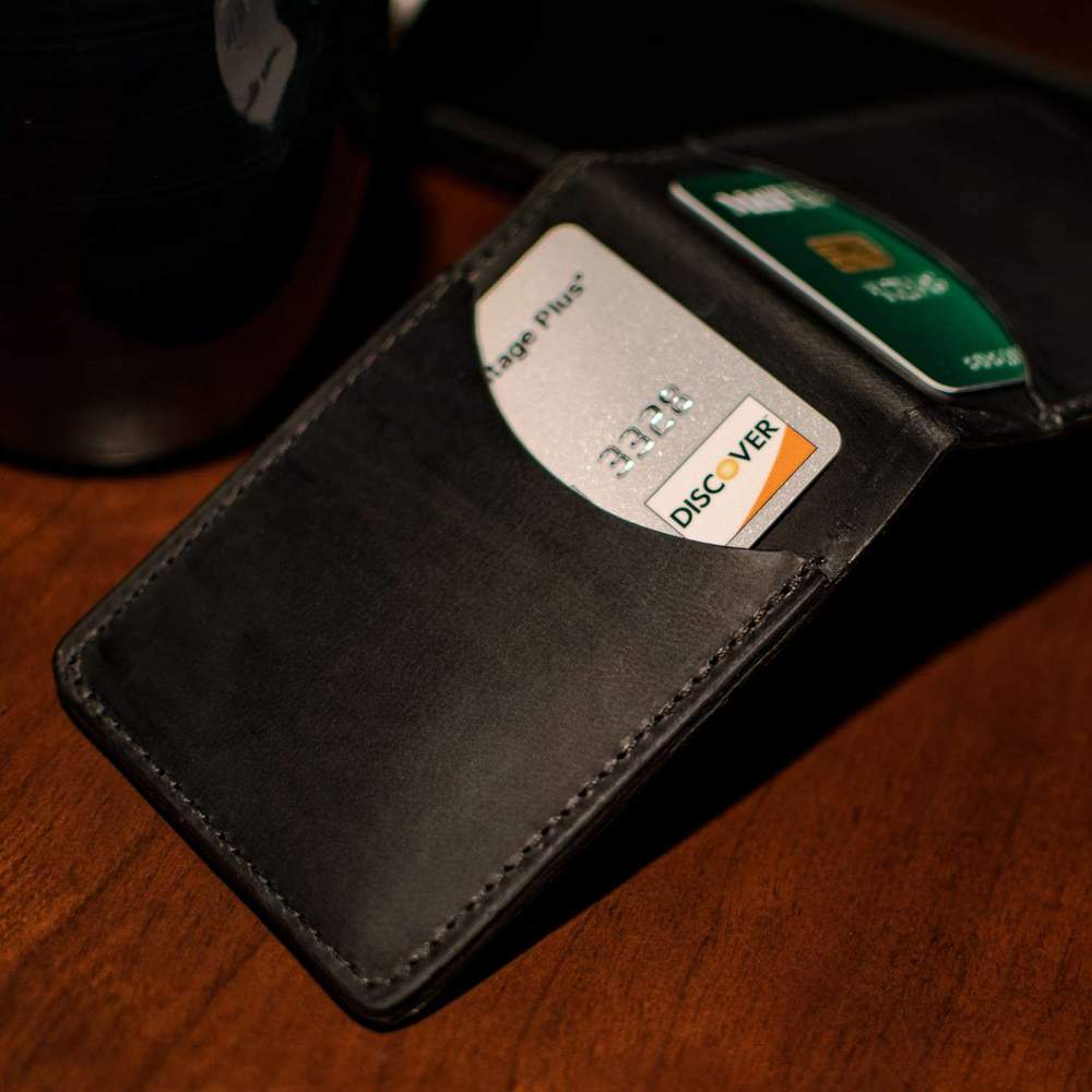 George Slimline Card Holder - Ultra Thin RFID Blocking Wallet for Men & Women | Perfect for Travel, Business & Everyday Use