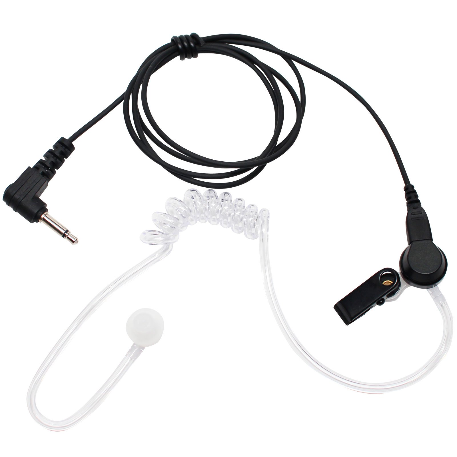 Motorola FR60 FBI Earpiece Replacement - 3.5mm Acoustic Earphone for Motorola FR60 Two-Way Radio - Security Surveillance Headset for Law Enforcement & Undercover Operations