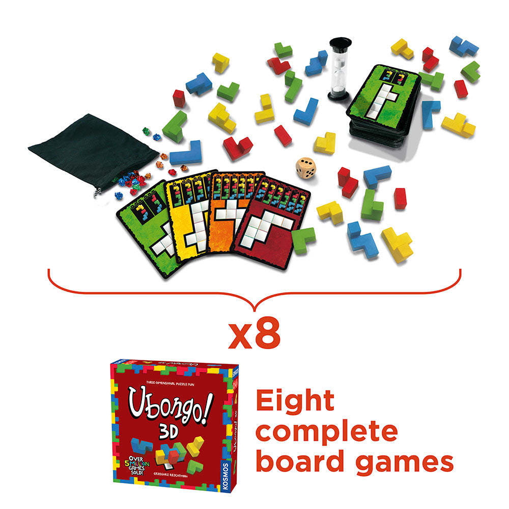Ubongo 3D Puzzle Classroom Bundle - 8 Pack Educational STEM Building Blocks for Kids | Perfect for School Activities, Team Building & Creative Learning