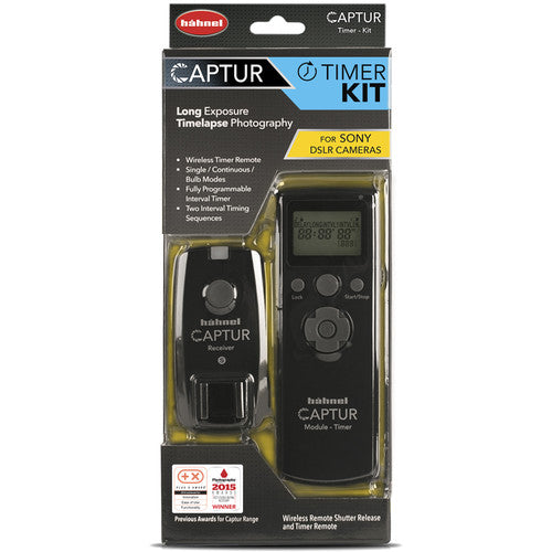 Hahnel Captur Timer Kit for Sony DSLR Cameras - Wireless Remote Control & Intervalometer for Time-Lapse Photography, Perfect for Landscape, Astrophotography & Studio Shooting