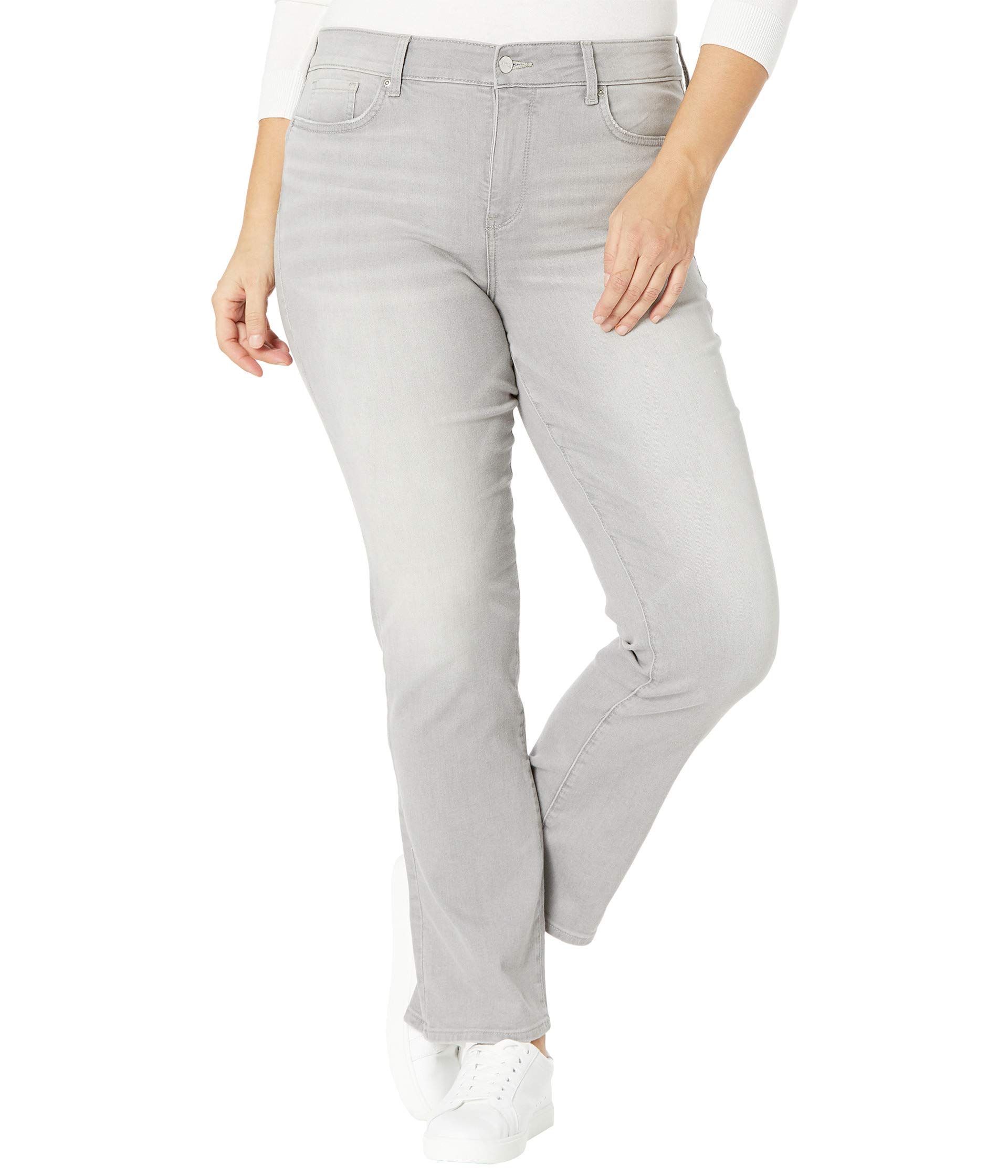 NYDJ Women's Plus Size Marilyn Straight Jeans - Comfortable Stretch Denim Pants for Curvy Figures | Perfect for Work, Casual Outings & Everyday Wear
