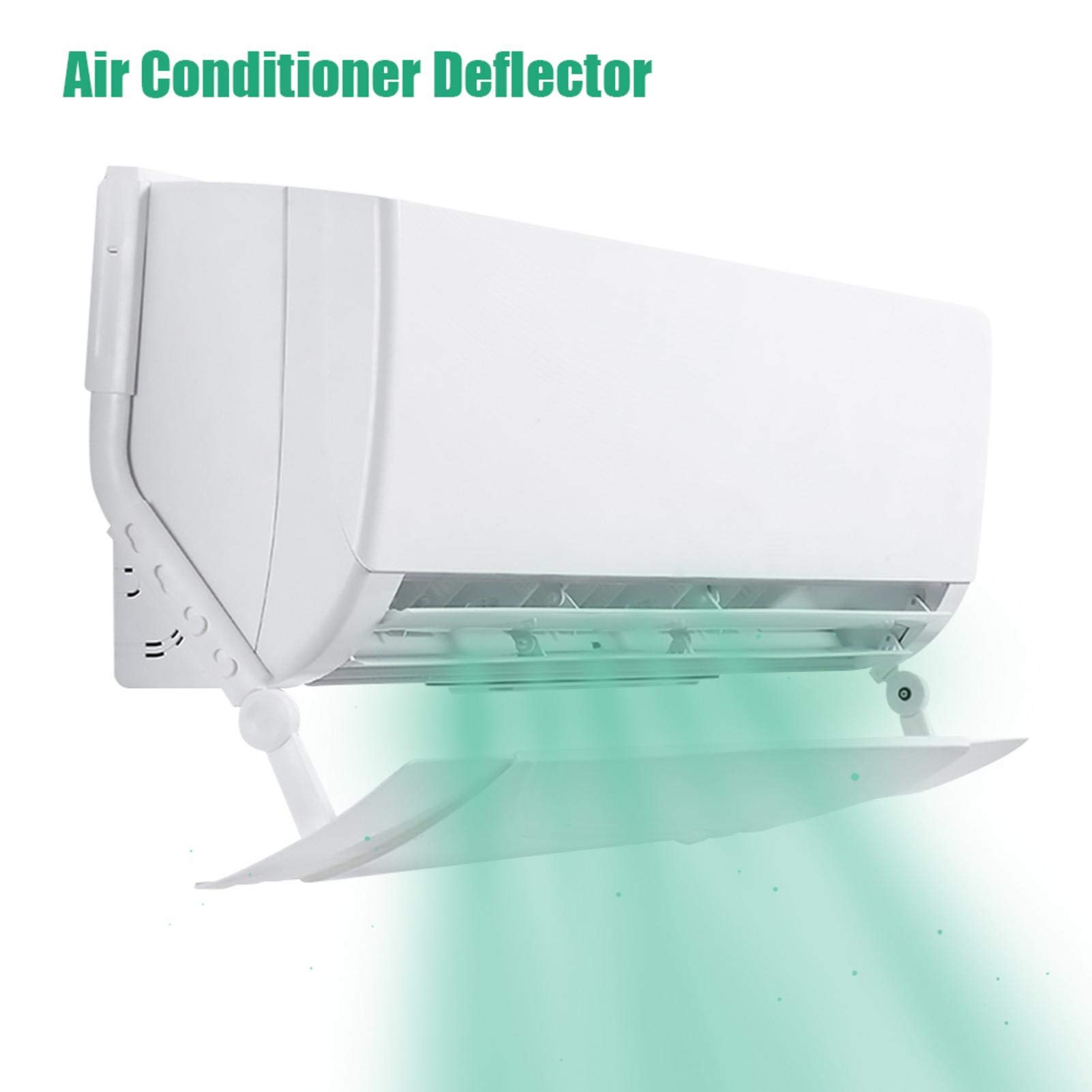 Adjustable Retractable Air Conditioner Air Deflector - Foldable AC Wind Baffle (70-117cm) for Home Cooling | Perfect for Bedroom, Office & Living Room Temperature Control