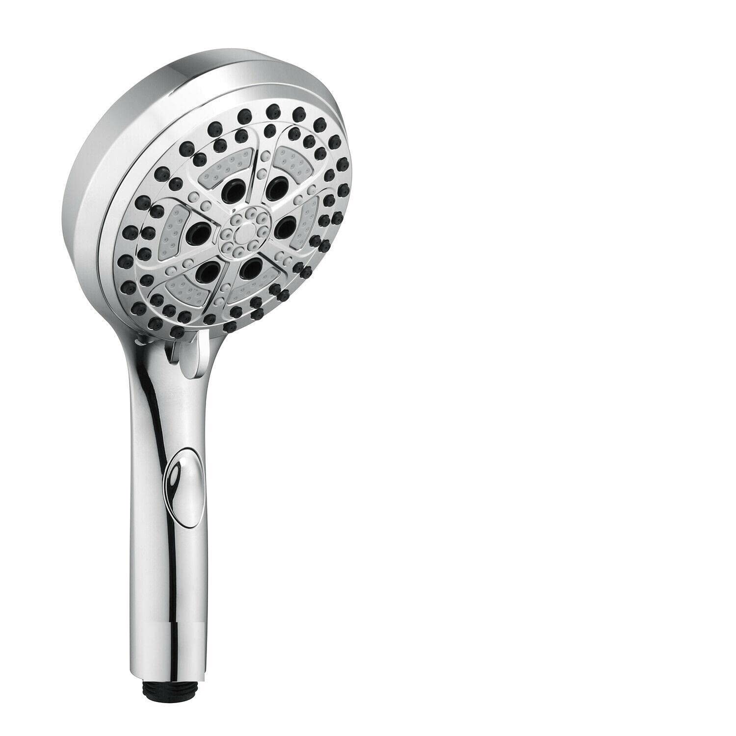 CarteRE 5-in-1 Multi-Function Shower Head with Handheld Spray - High Pressure Rainfall, Massage, and Water Saving Modes - Perfect for Bathroom, Spa, and Pet Washing