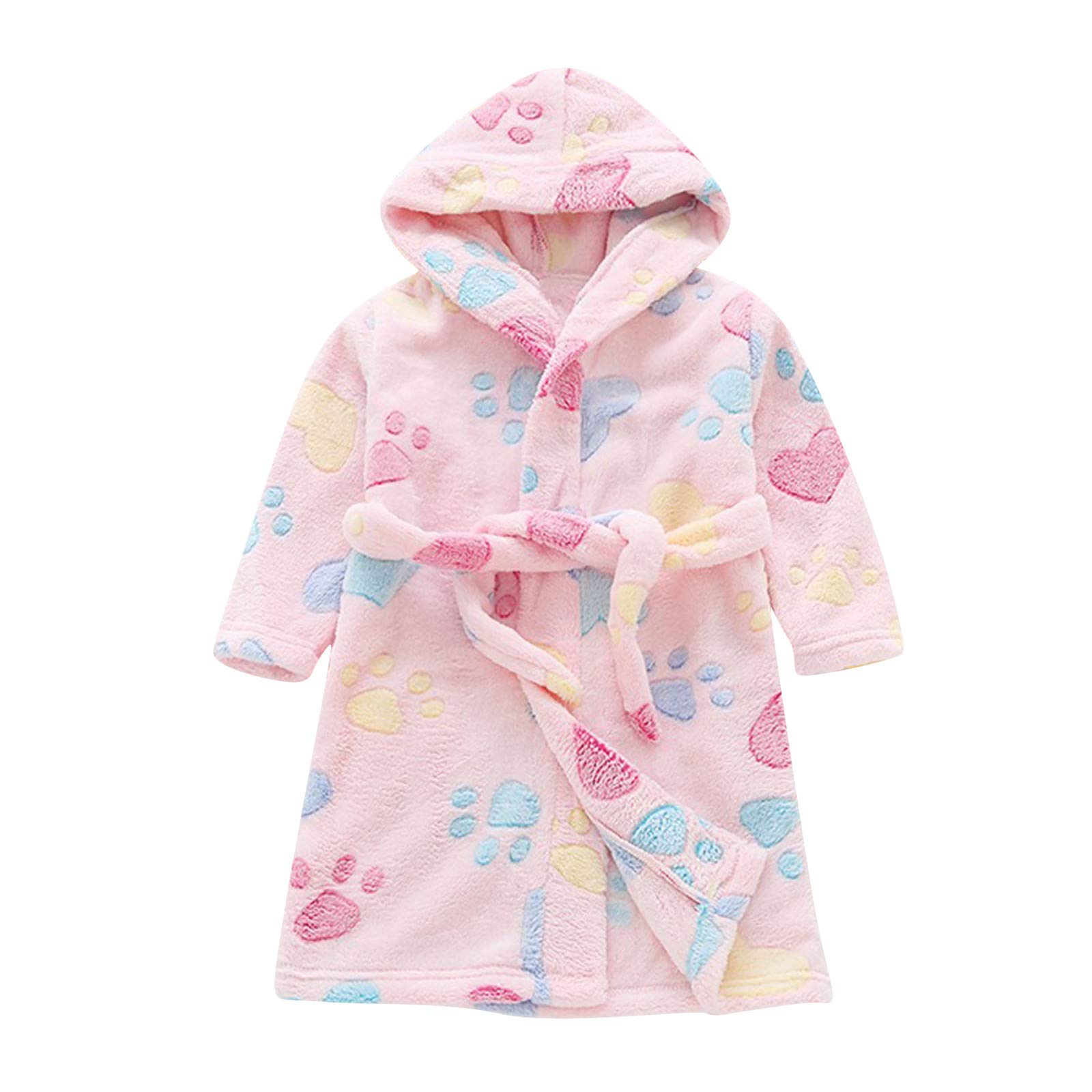 Baby Hooded Coat for Toddlers - Boys & Girls Winter Loungewear for Home & Night Wear