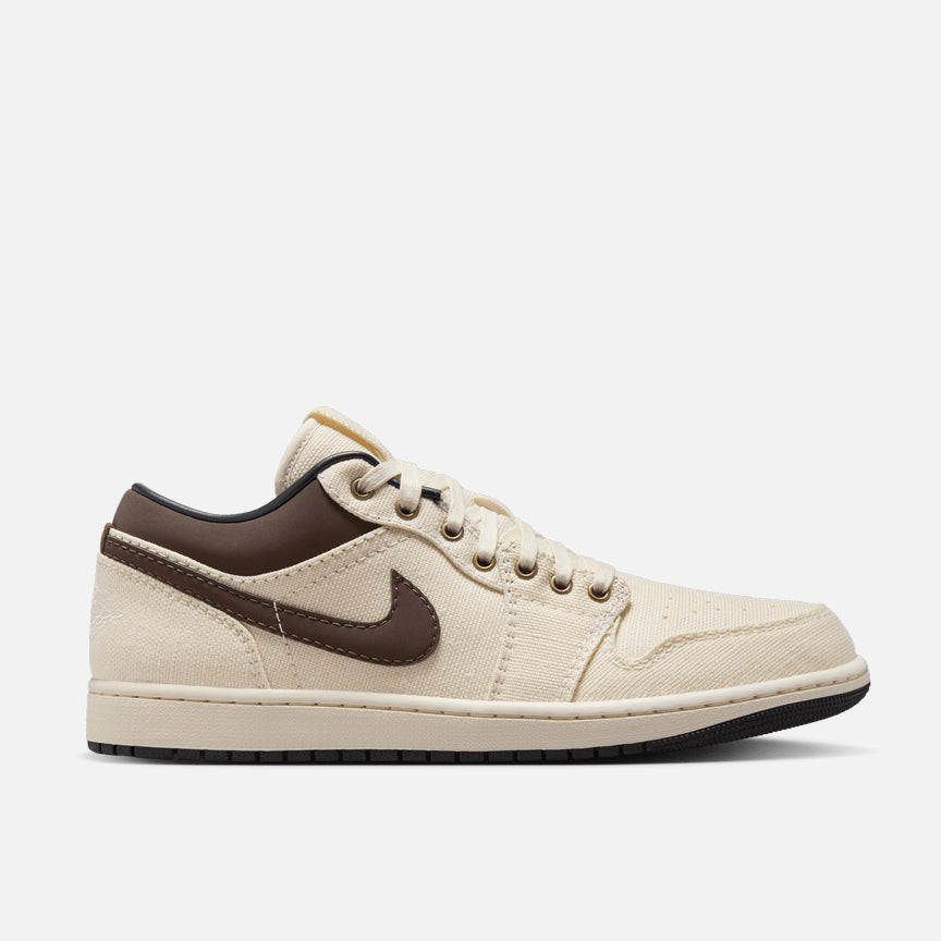 AIR JORDAN 1 LOW PRM PALE IVORY - Men's Basketball Shoes for Casual Wear & Street Style | Perfect for Sneakerheads & Everyday Comfort
