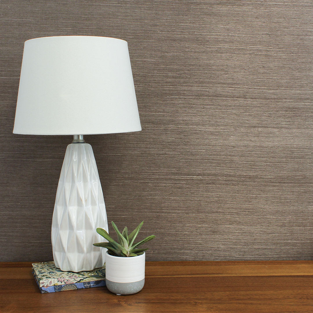 Natural Sisal Grasscloth Wallpaper - Textured Eco-Friendly Peel and Stick Wall Covering for Living Room, Bedroom, or Office Decor