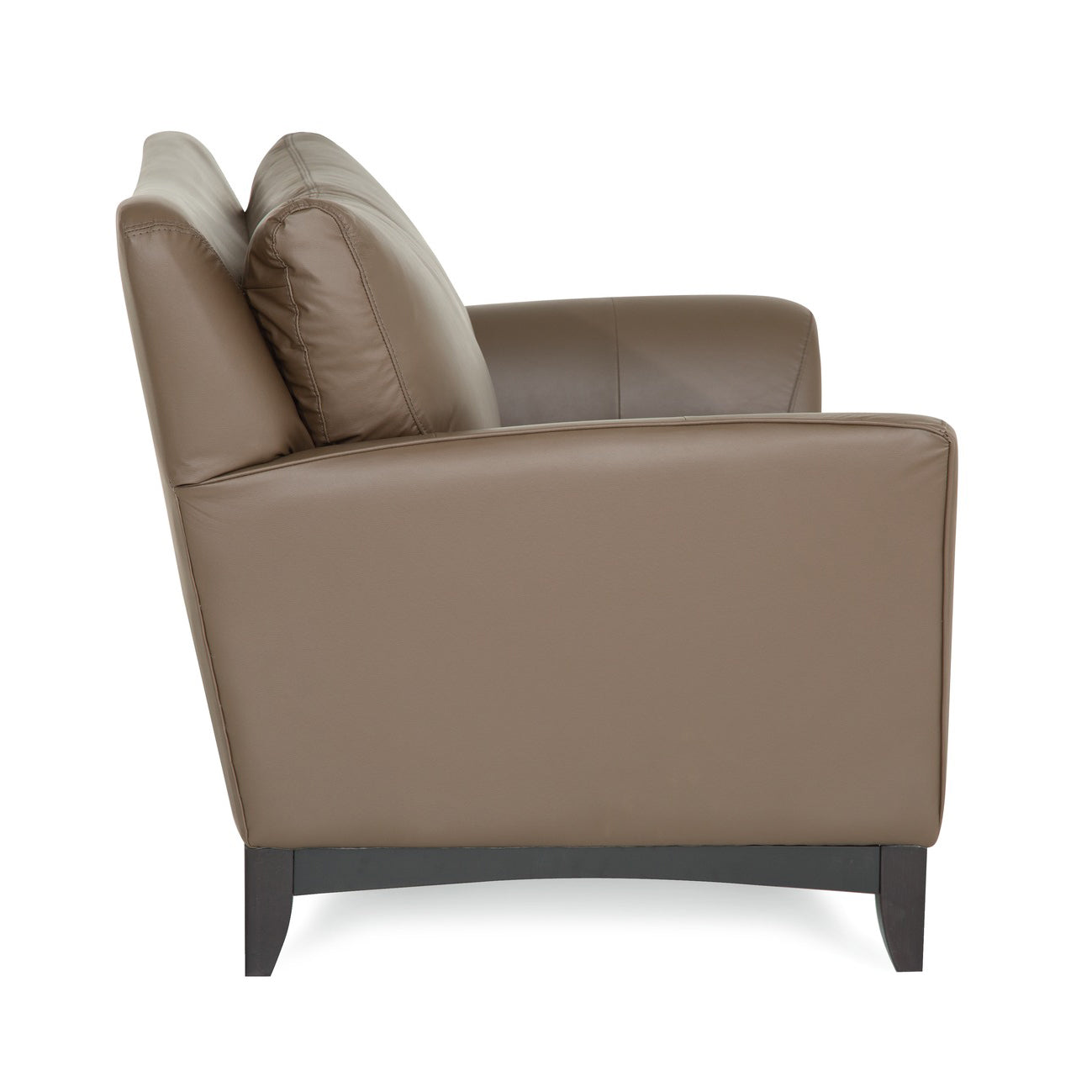 Palliser Custom Loveseat with Wood Base and Sweet Heart Back - Elegant Small Sofa for Living Room, Bedroom, or Office - Made in India