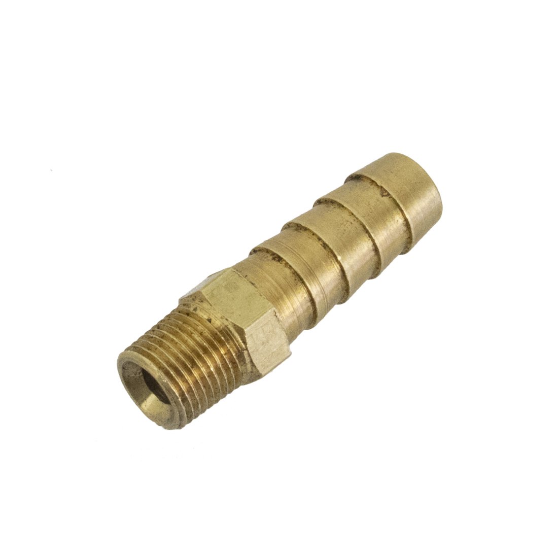 3/8 Inch x 1/8 Inch X Jet Hose Barb Fitting - High Pressure Water Hose Connector for Pressure Washers, Car Washing, and Garden Irrigation