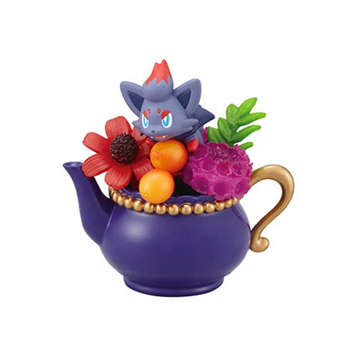 Pokemon Floral Cup Collection - 2 Re-Ment 3 Inch Mini Figures Set - Cute Pikachu & Eevee Collectibles for Home Decor, Office Display, and Gift Giving