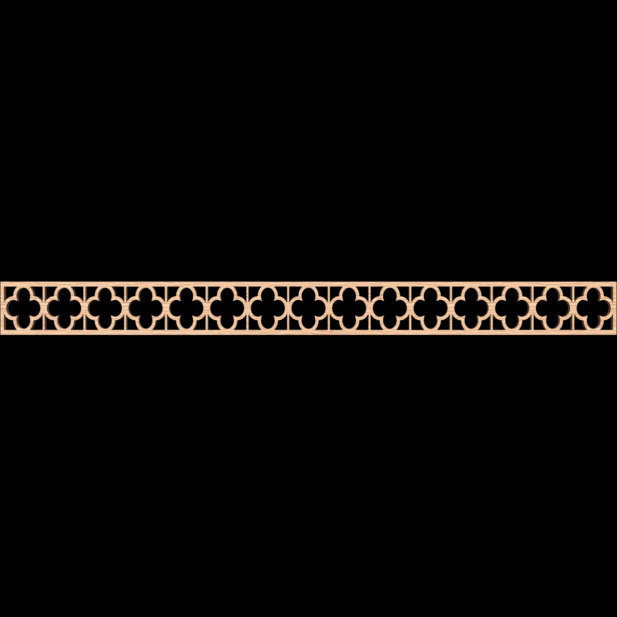 Woodall Fretwork Moulding - Decorative Wood Trim for Home & Furniture | Perfect for DIY Projects, Wall Decor, and Cabinet Accents