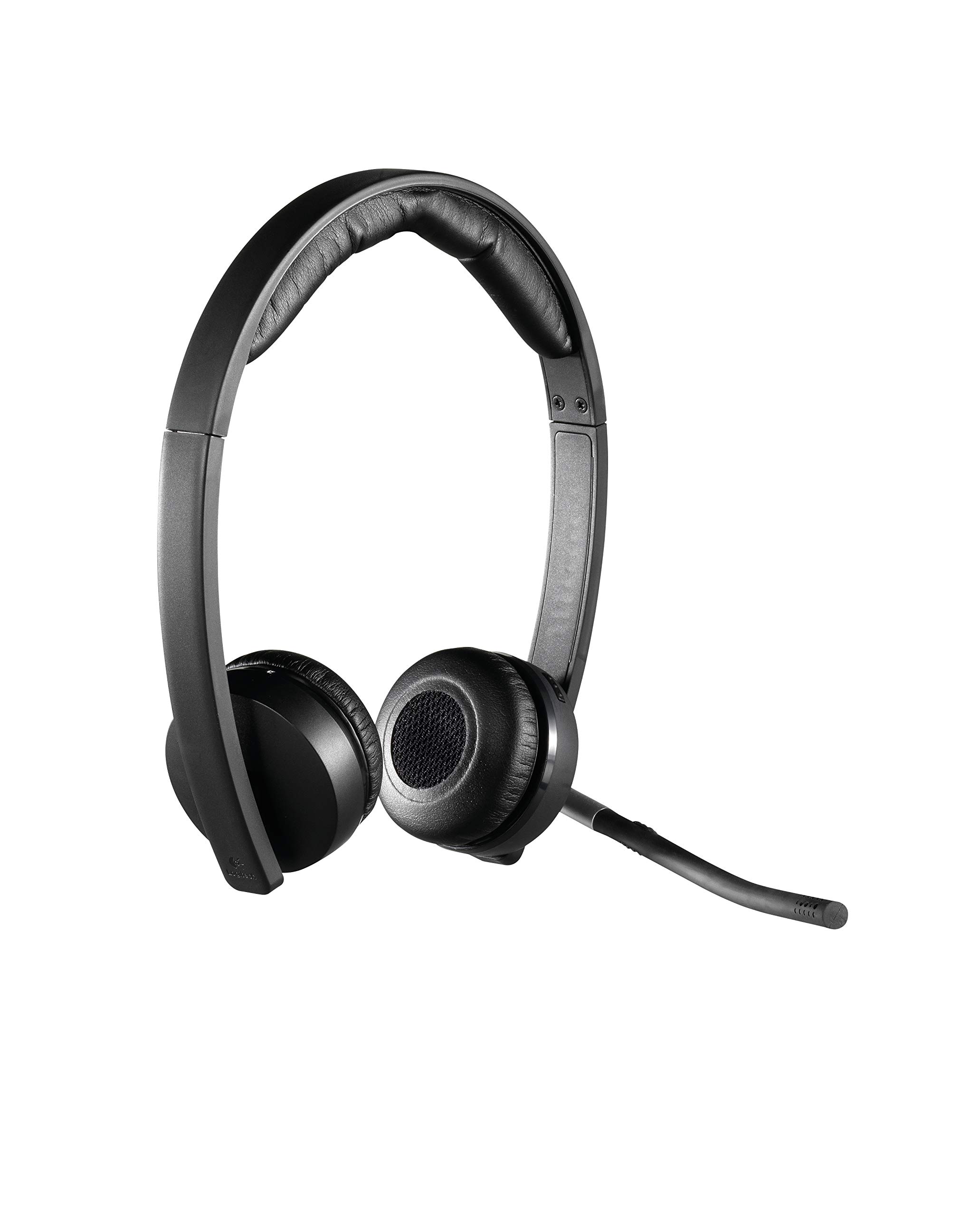 Renewed Plantronics H820e Wireless Headset - Noise-Canceling Bluetooth Headset for Office, Call Center & Remote Work