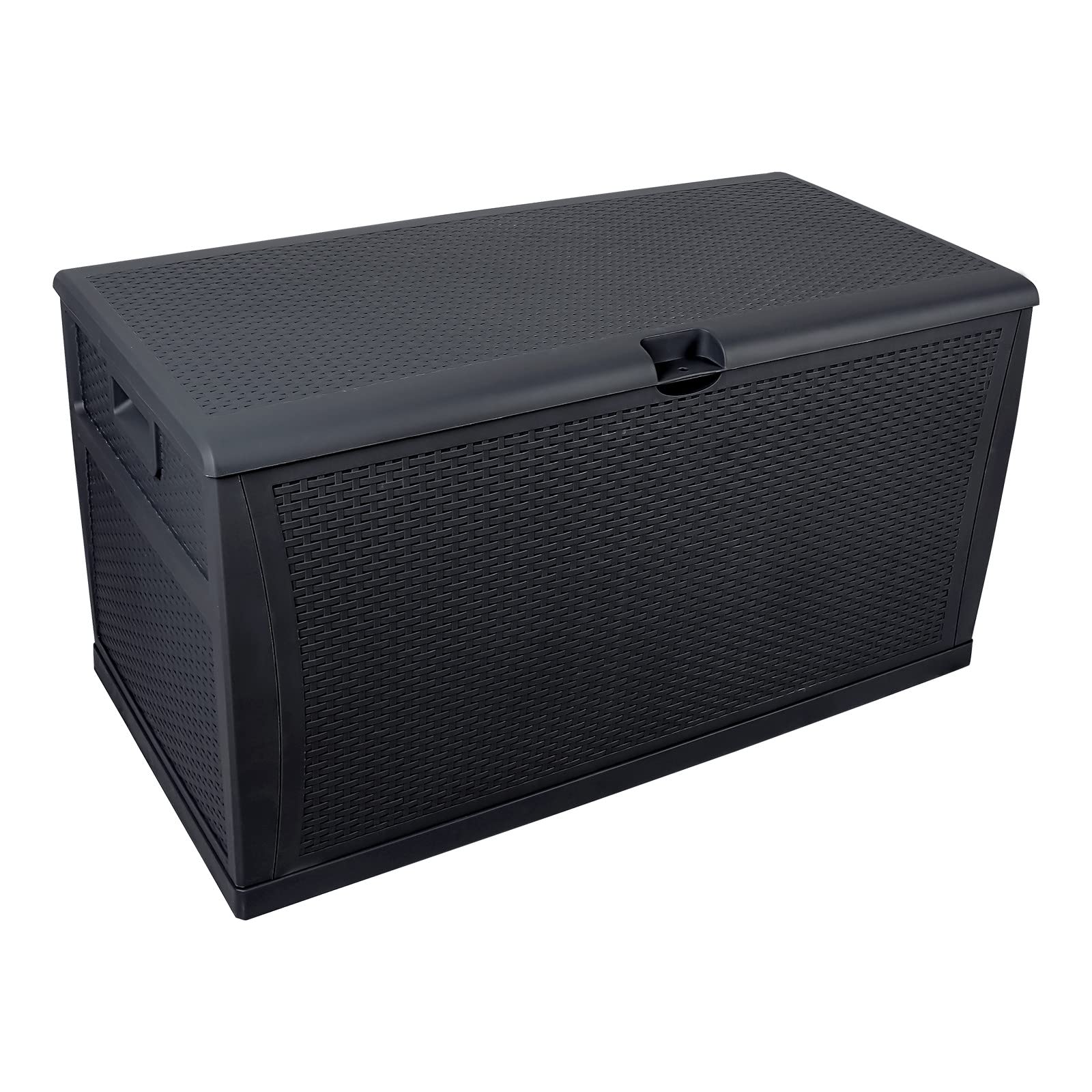 120 Gallon Outdoor Garden Storage Deck Box - 460L Lockable Seat for Tools, Cushions & Toys | Waterproof Patio Furniture for Backyard, Deck & Courtyard | Perfect for Storing Outdoor Equipment & Seasonal Items