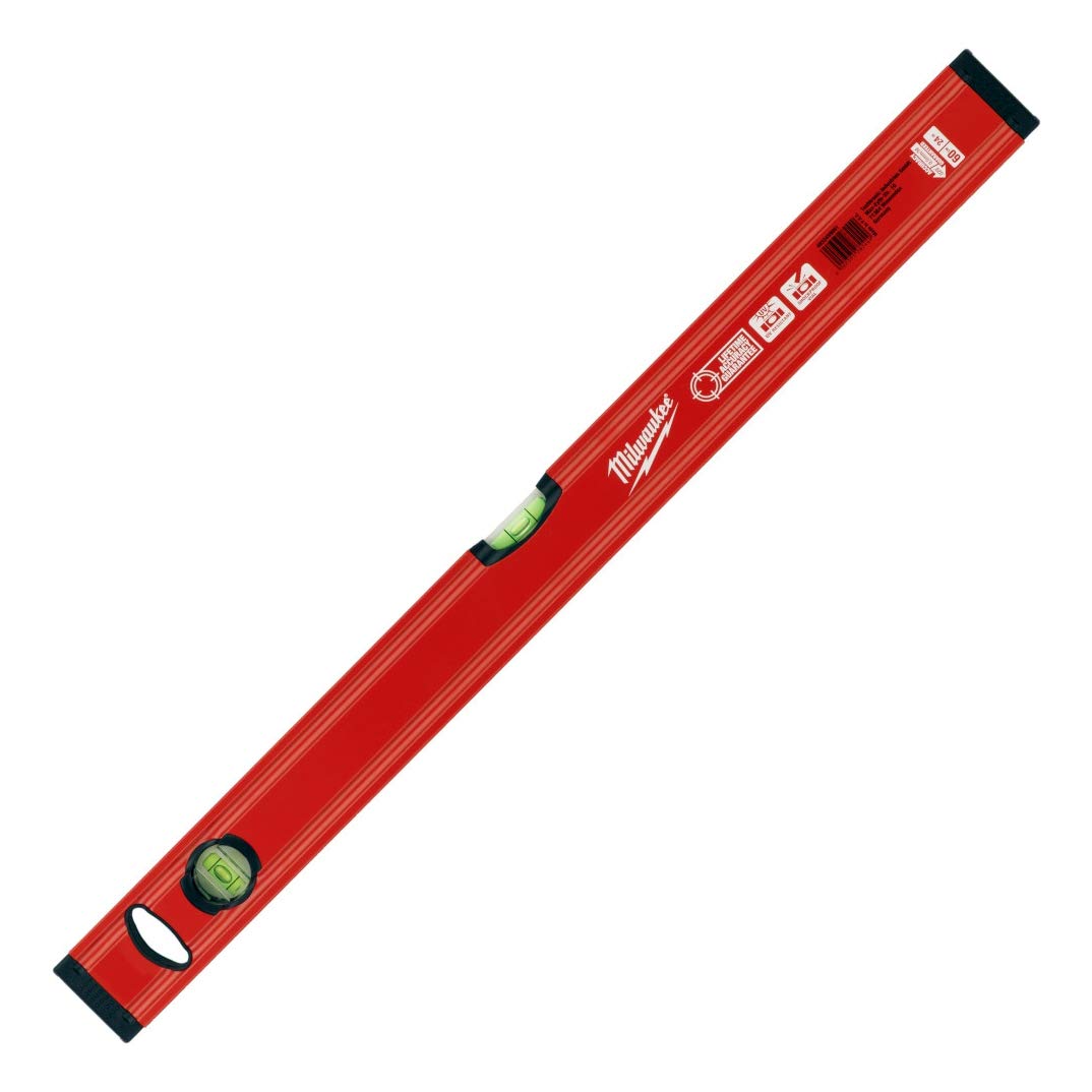 Milwaukee 4932459091 24-Inch Red/Black Slim Level - Precision Measuring Tool for Carpentry, Construction & DIY Projects