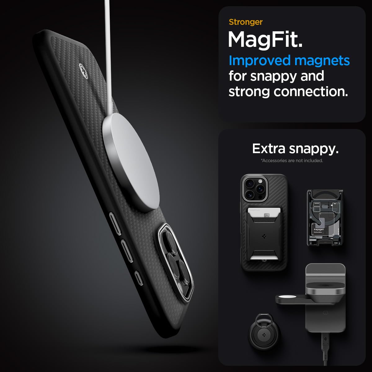 Spigen Enzo Aramid Case for iPhone 16 Pro - Slim Protective Matte Black Cover | Shockproof & Scratch-Resistant | Perfect for Work, Travel & Everyday Use