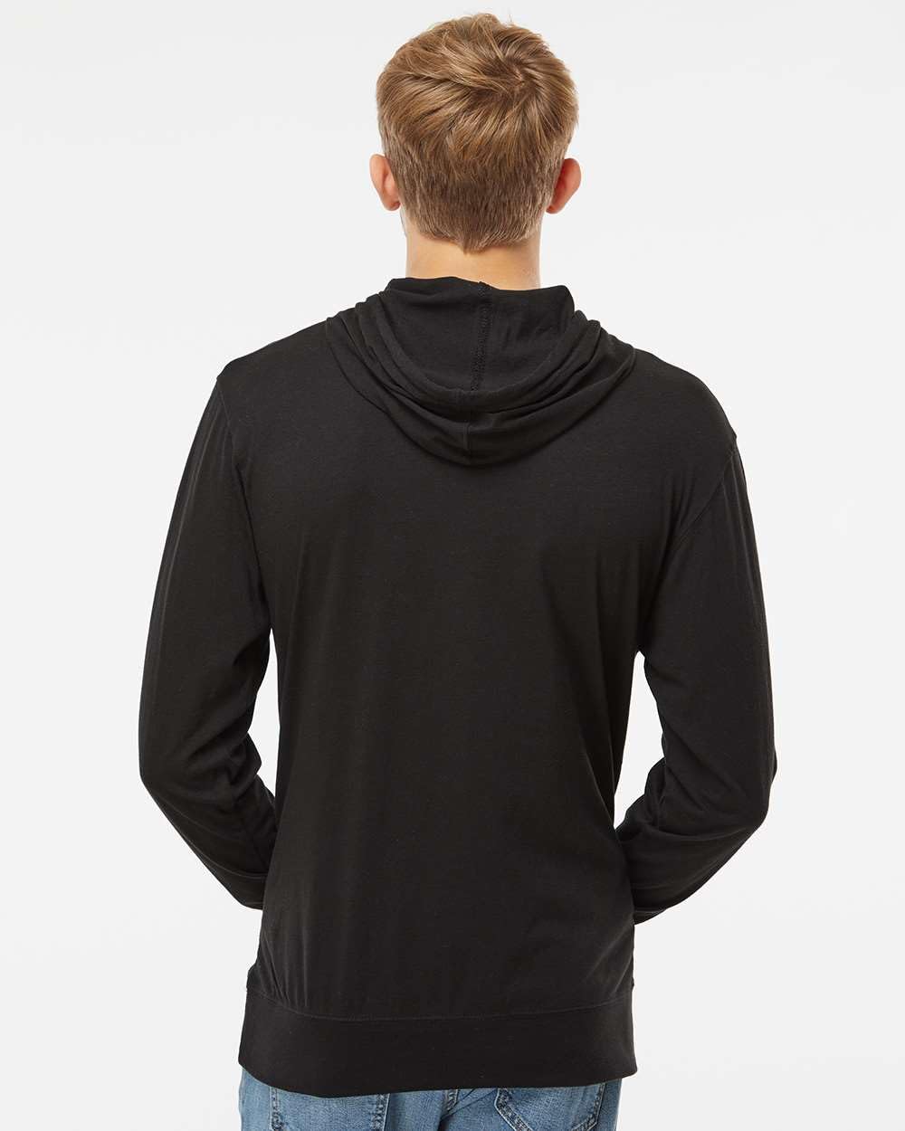 Independent Trading Men's Lightweight Hooded Pullover T-Shirt - Charcoal Heather - Comfortable Casual Wear for Everyday & Outdoor Activities