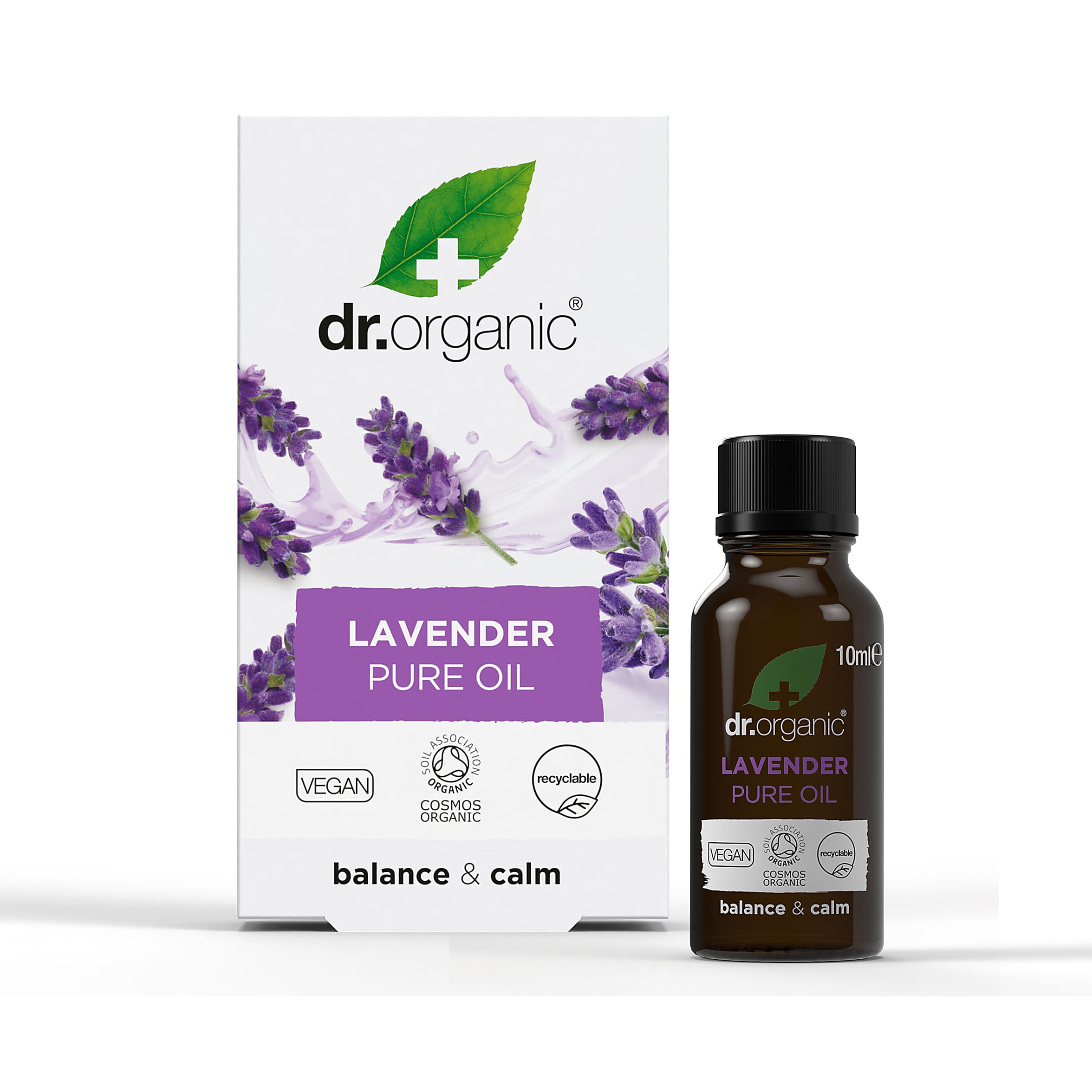 100% Pure Organic Lavender Essential Oil for Aromatherapy, Relaxation & Skin Care - Dr Organic Therapeutic Grade Lavender Oil for Diffusers, Massage & DIY Beauty Products