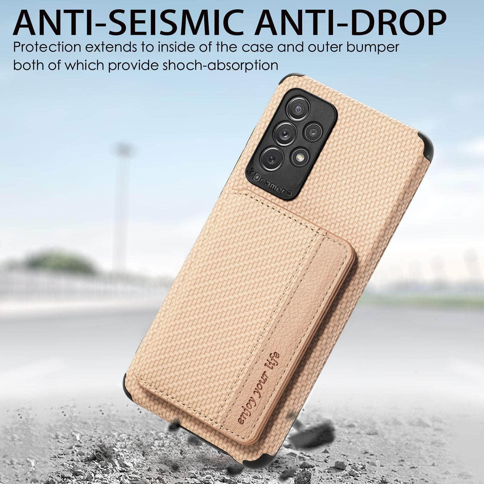 Magnetic Wallet for Samsung Galaxy A34 - Slim Card Holder Phone Case with RFID Protection | Perfect for Travel, Shopping & Daily Use