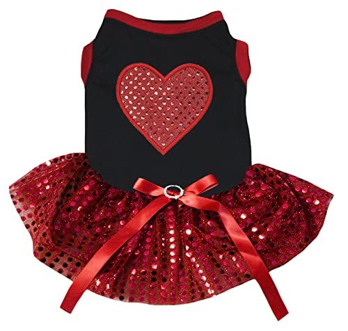 Black/Red Sequins