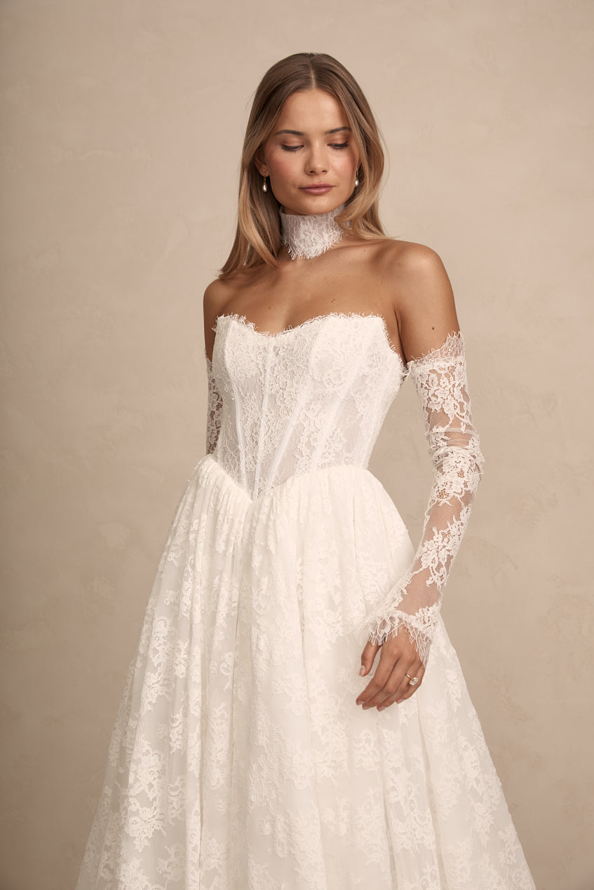 Elegant Chantilly Lace Choker Necklace - Vintage Inspired Bridal & Evening Wear Jewelry for Weddings, Parties & Special Occasions