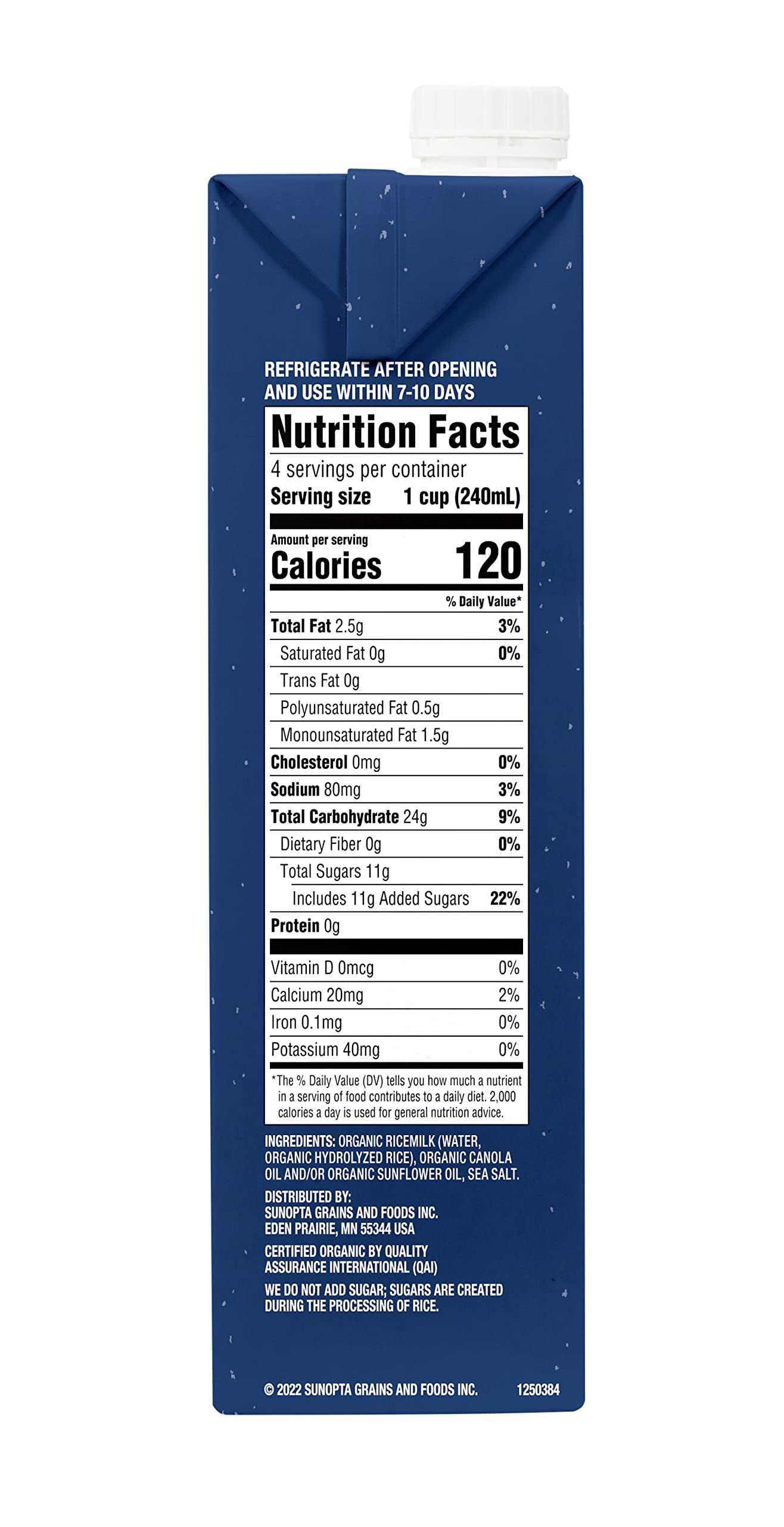 Organic Rice Dream Rice Milk Drink - Original Plain, Vegan Dairy-Free Alternative, Lactose-Free, Shelf-Stable, 32oz (Pack of 12) | Perfect for Smoothies, Coffee Creamer & Baking