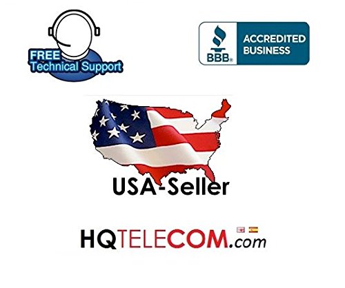 Industrial Wall Phone with Dialpad & Wallplate - Black Retro Office Phone for Warehouse, Factory & Workshop - HQTelecom