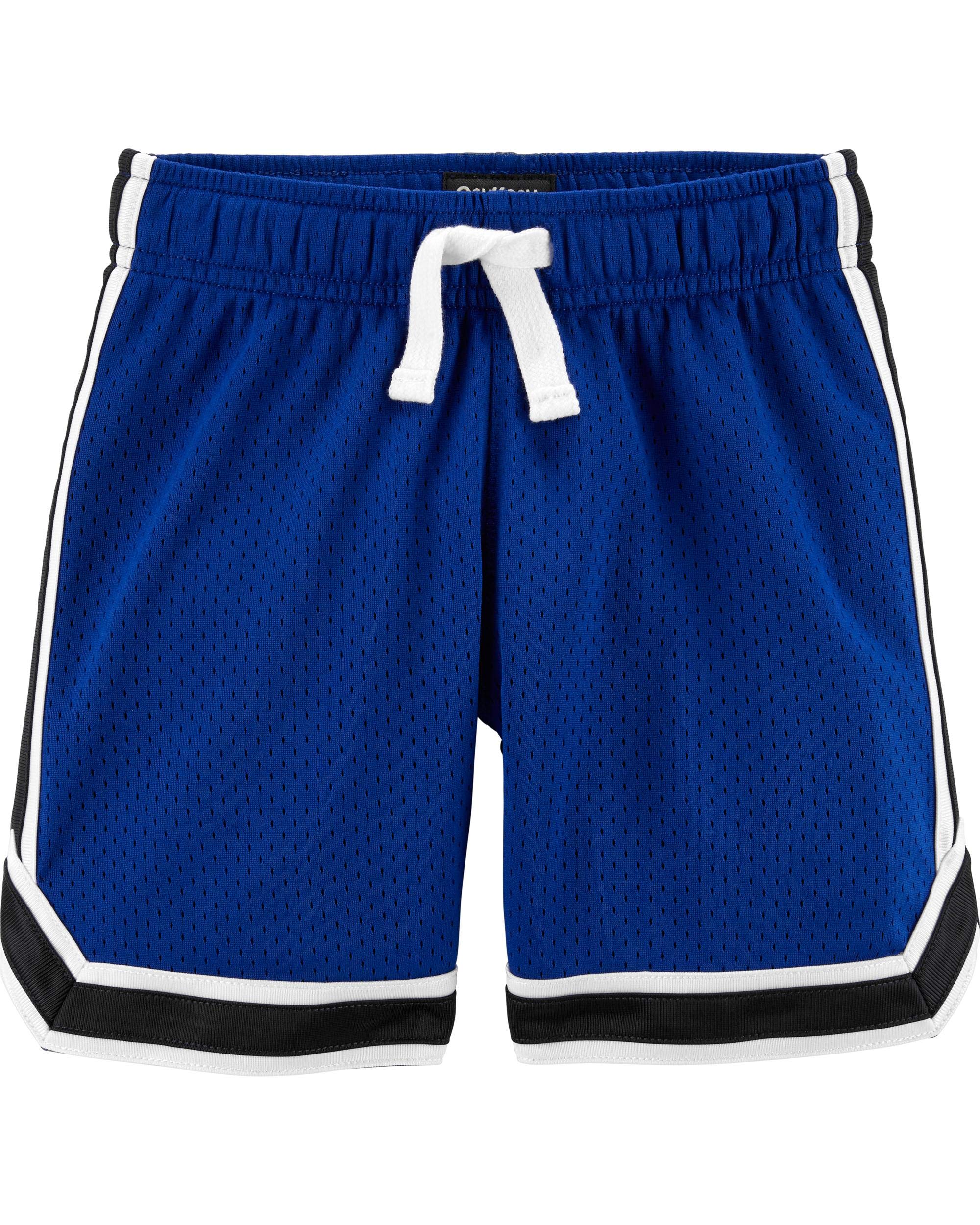 OshKosh B'Gosh Boys' Breathable Mesh Shorts - Comfortable Summer Activewear for Playground, Beach & Outdoor Adventures