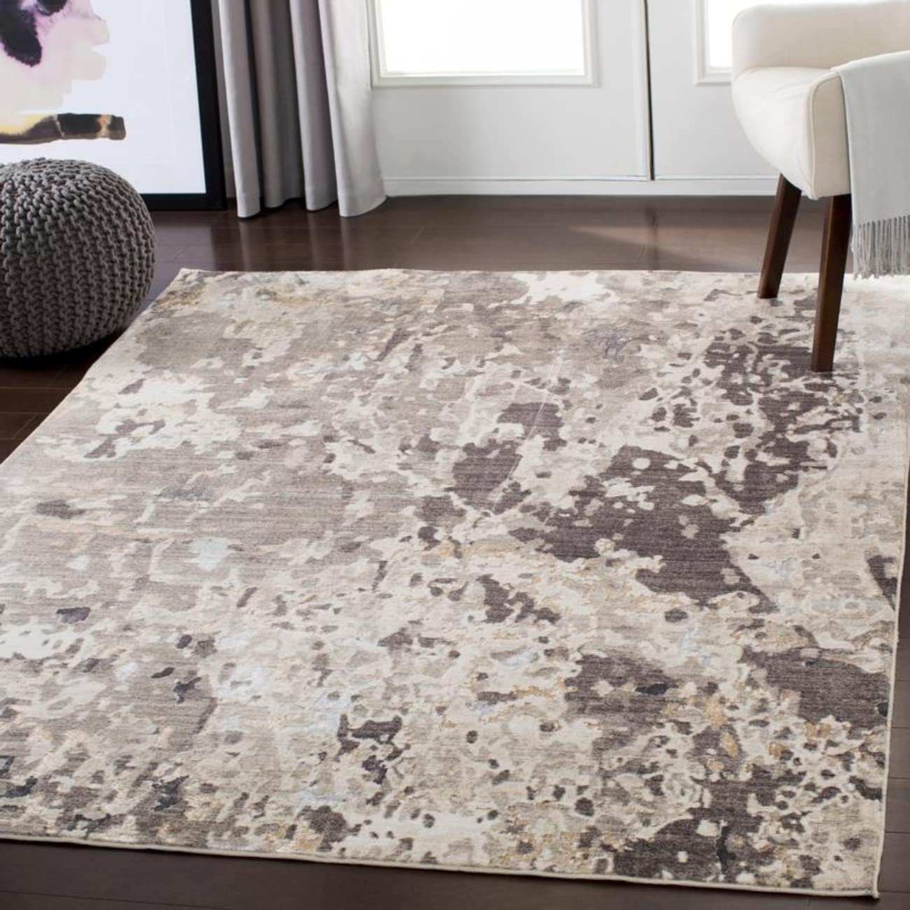 Mark&Day 5x7 Orvault Modern Camel Area Rug - Soft Brown Beige Carpet for Living Room, Bedroom, Kitchen | Non-Slip & Easy to Clean | Perfect for Home Decor & Cozy Spaces (5'3