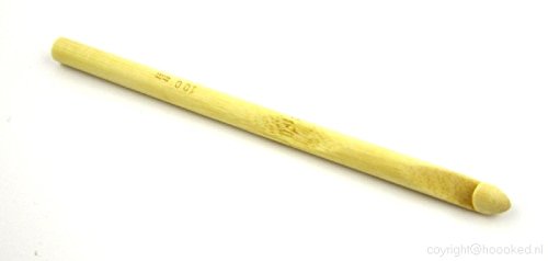 Hoooked 12mm Bamboo Crochet Hook - Ergonomic Light Wood Knitting Needle for Chunky Yarn, Perfect for Blankets, Scarves & DIY Crafts