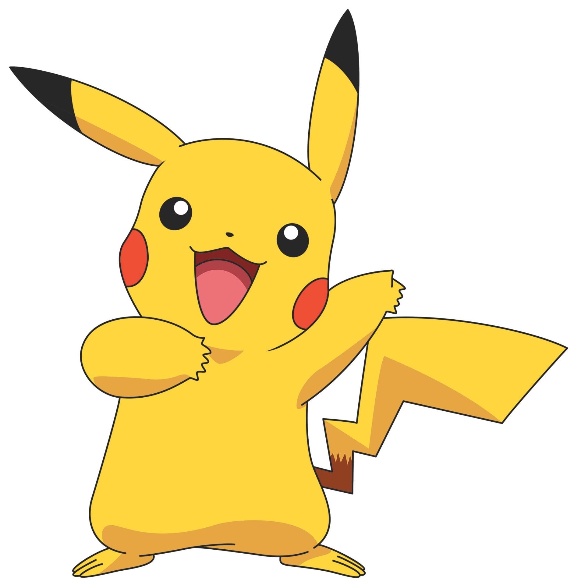 RoomMates RMK2536GM Pokemon Pikachu Peel and Stick Wall Decals - Removable Yellow Wall Stickers for Kids' Bedroom, Nursery, Playroom & Dorm Decor