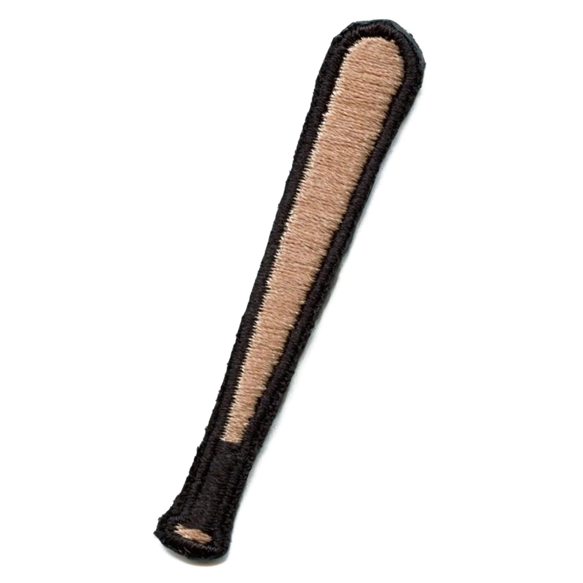 Mini Baseball Bat Embroidered Iron-On Patch - Sport Emoji Hat Accessory for DIY Customization | Perfect for Baseball Caps, Backpacks & Team Uniforms