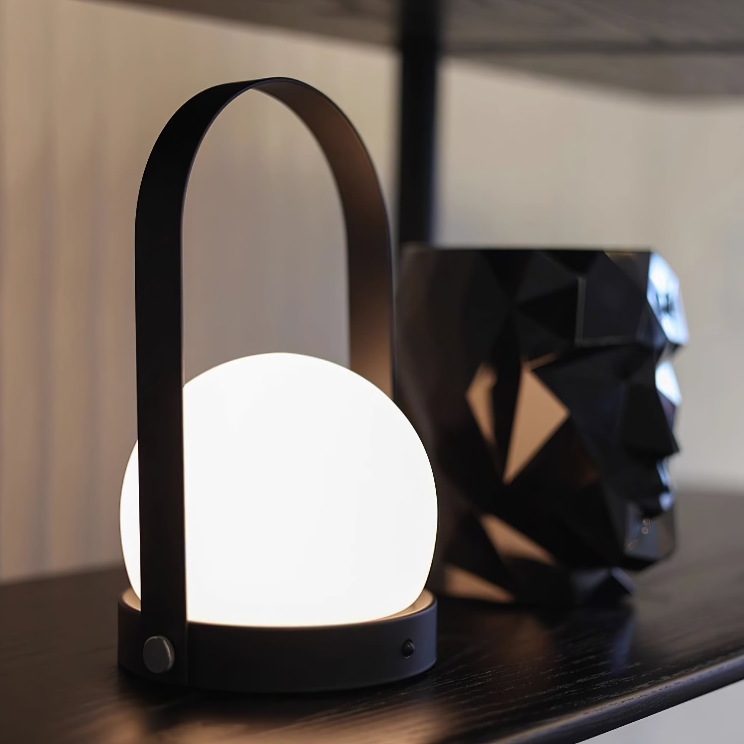 Carrie Rechargeable LED Table Lamp with Built-in Battery - Perfect for Bedroom, Office, and Nightstand Lighting