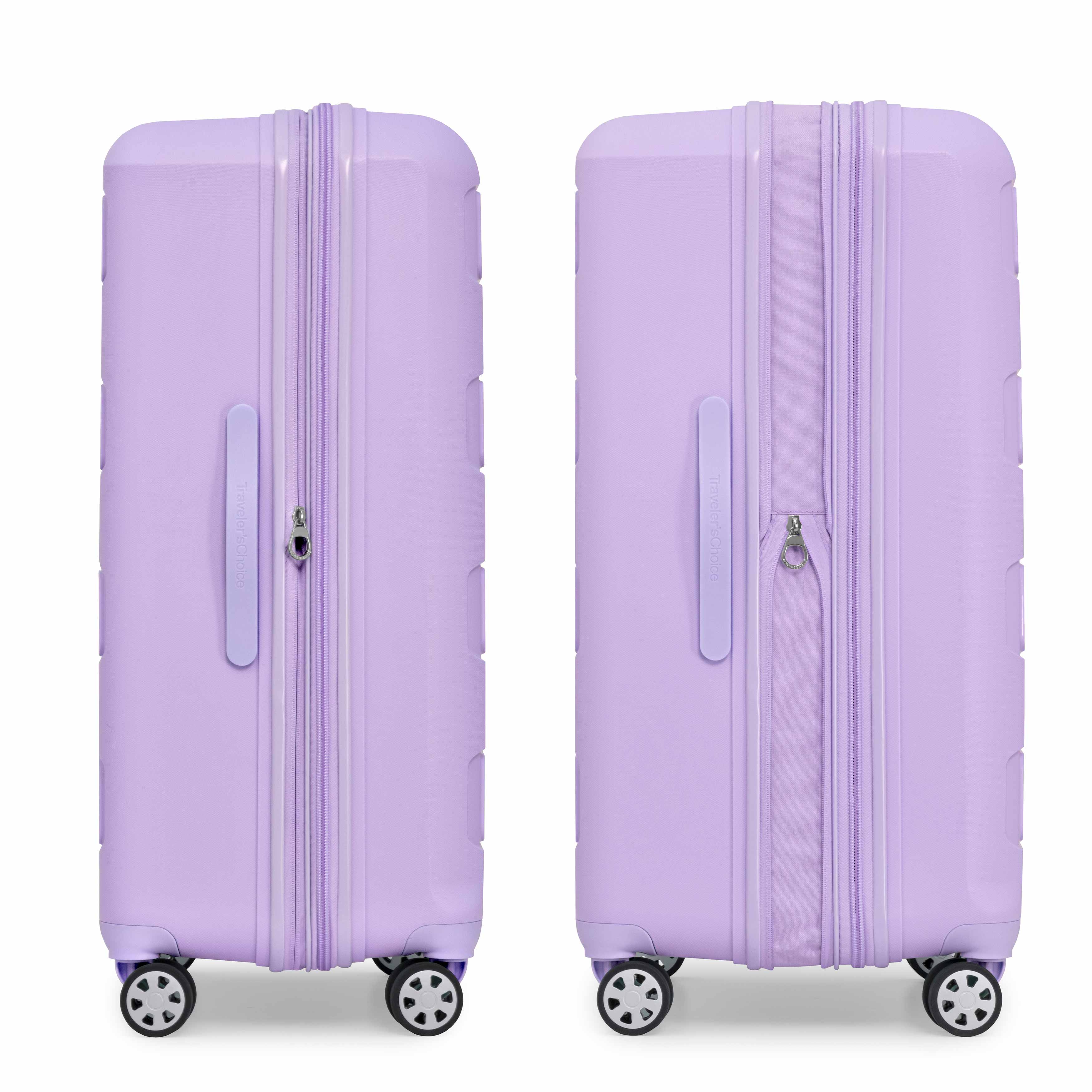 Pagosa 3 Piece Luggage Set - Lightweight Spinner Suitcase with TSA Lock - Perfect for Travel, Business Trips & Vacations