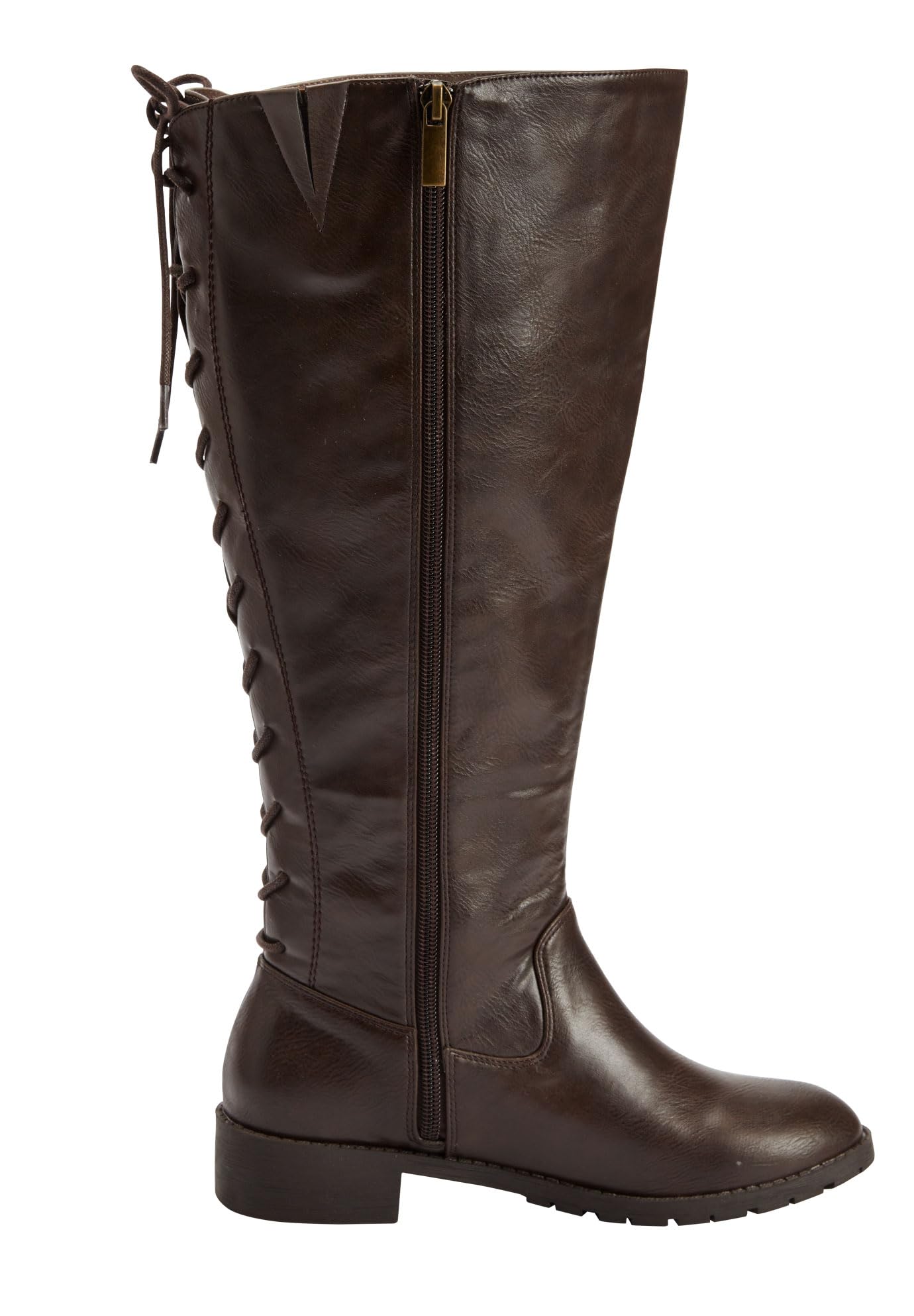 Comfortview Women's Wide Width Charleston Wide Calf Boots - Waterproof Winter Snow Boots for Women with Arch Support | Perfect for Cold Weather, Outdoor Activities & Casual Wear