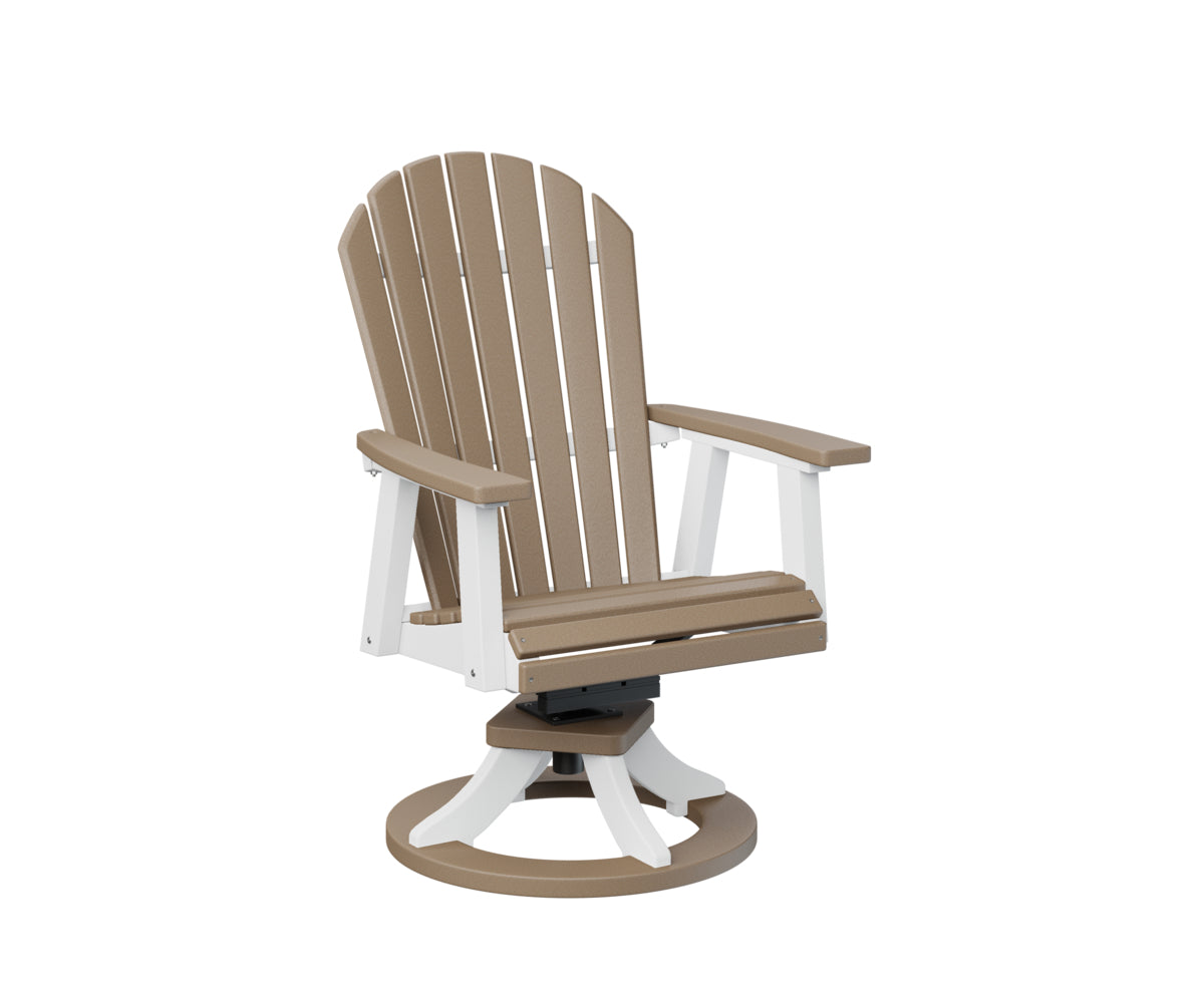Berlin Gardens Comfo Back Swivel Rocker Dining Chair - Ergonomic Outdoor Patio Furniture for Relaxing & Dining - Perfect for Backyard, Garden, Poolside & Deck Use