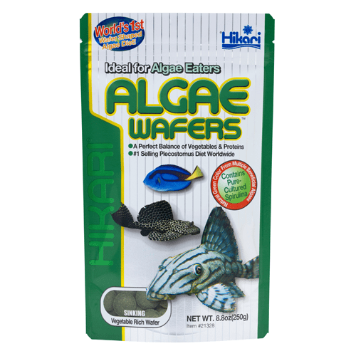 Hikari Tropical Algae Wafers - Premium Fish Food for Tropical Fish, Herbivores & Bottom Feeders - Ideal for Aquariums, Ponds & Fish Tanks