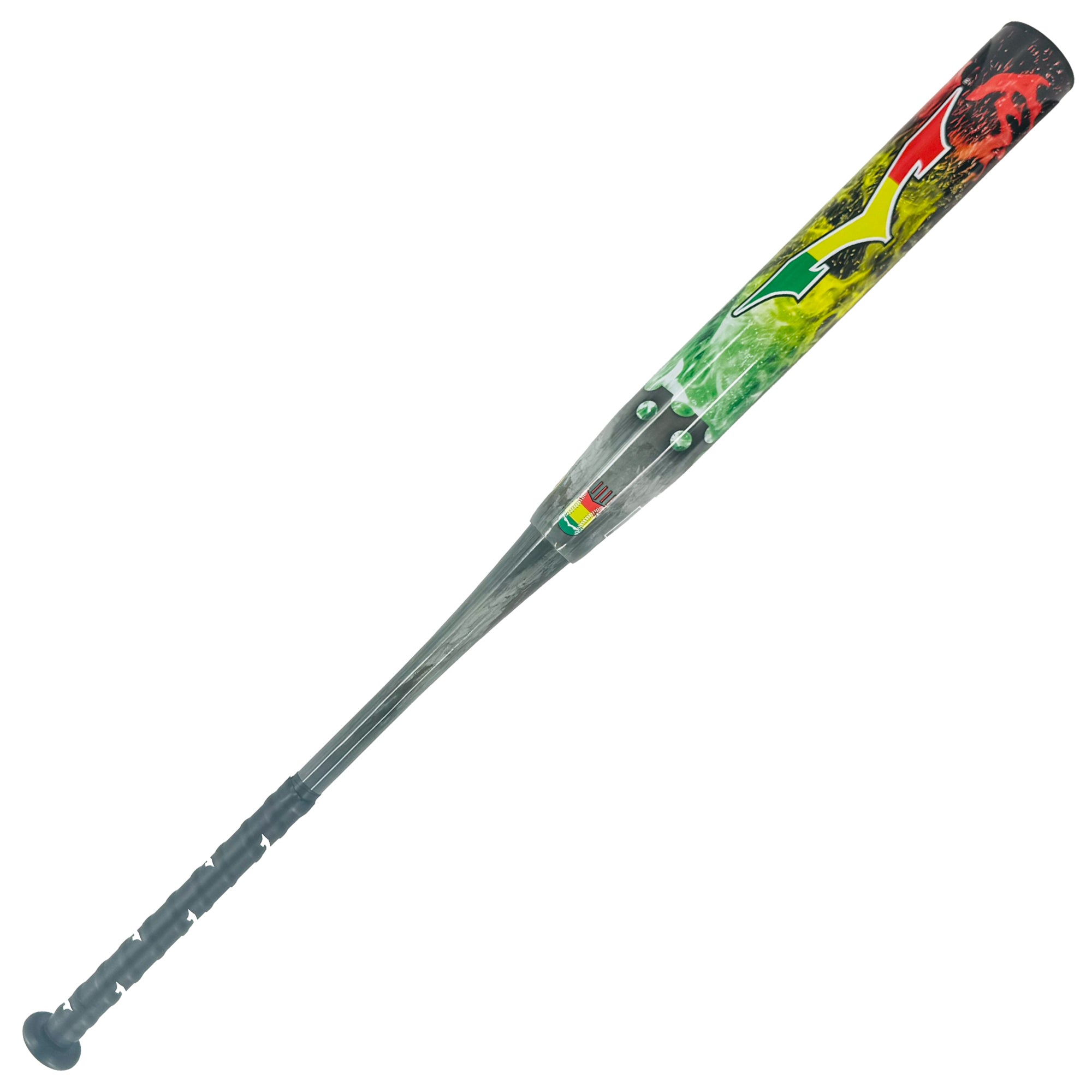 2025 Monsta Torch Rasta MX 2-Piece Alloy Handle Mid Load Slowpitch Softball Bat - USA/ASA Approved for Competitive Play & Training