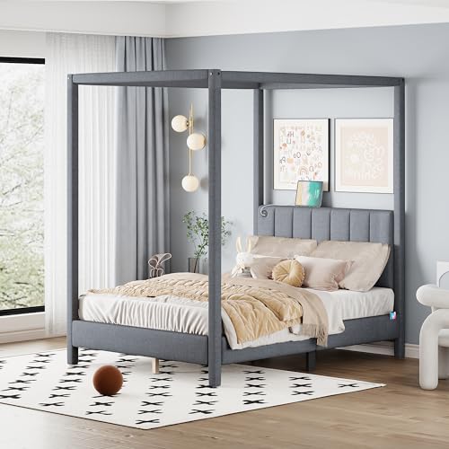 Gray/Queen Size+canvas