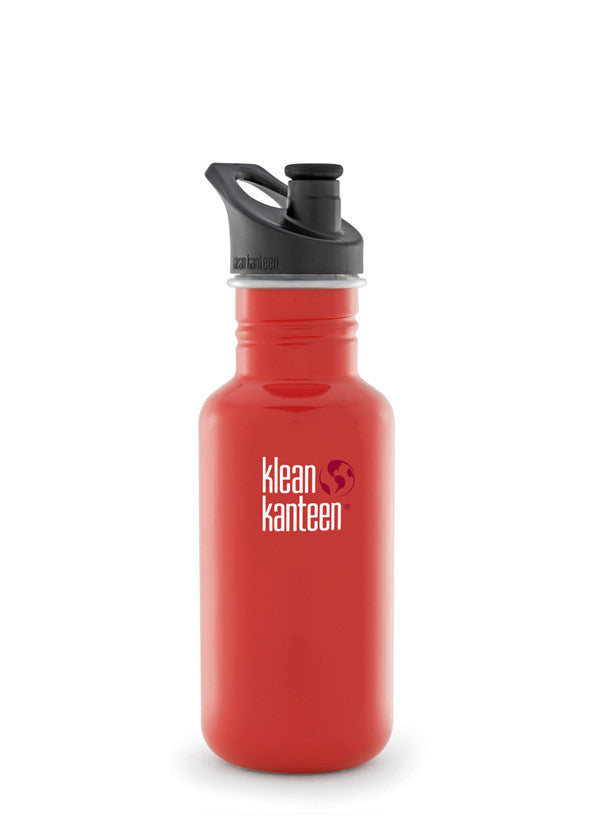 Klean Kanteen Classic 18oz (532mL) Stainless Steel Water Bottle - Eco-Friendly, BPA-Free, Leak-Proof for Hiking, Gym & Everyday Use