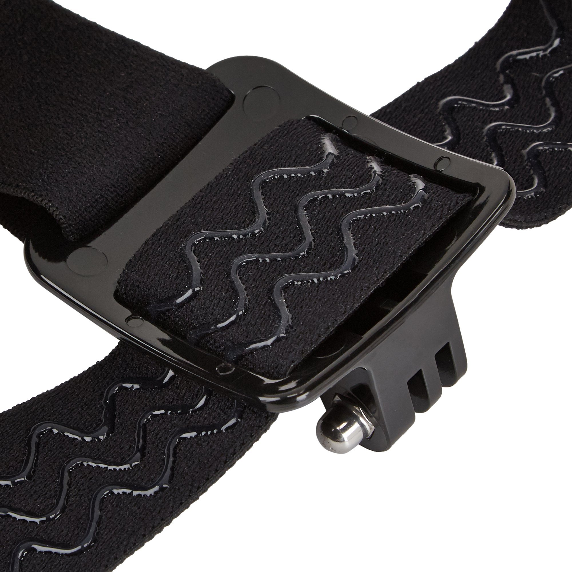 Amazon Basics Adjustable Headband Mount for GoPro Hero 11/10/9/8/7/6/5 - Secure & Comfortable Wear - Black - Perfect for Sports, Vlogging & Outdoor Adventures