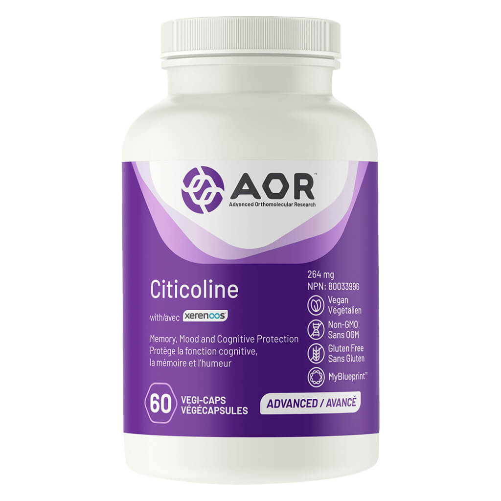Citicoline with Cognizyn 264mg - Brain Health Supplement for Memory & Focus - Supports Cognitive Function for Students & Professionals