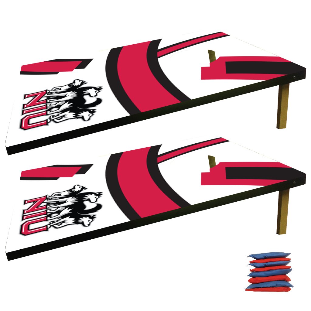 Northern Illinois University Cornhole Bag Toss Game Set - Official College Tailgating & Backyard Party Outdoor Game for Adults and Kids - Perfect for Picnics, BBQs, and Campus Events
