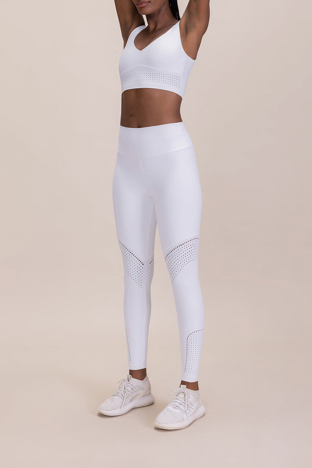 Aero Balance High Waist Yoga Leggings for Women - Breathable Workout Pants for Running, Gym & Fitness - Comfortable Tummy Control Activewear for Yoga & Pilates