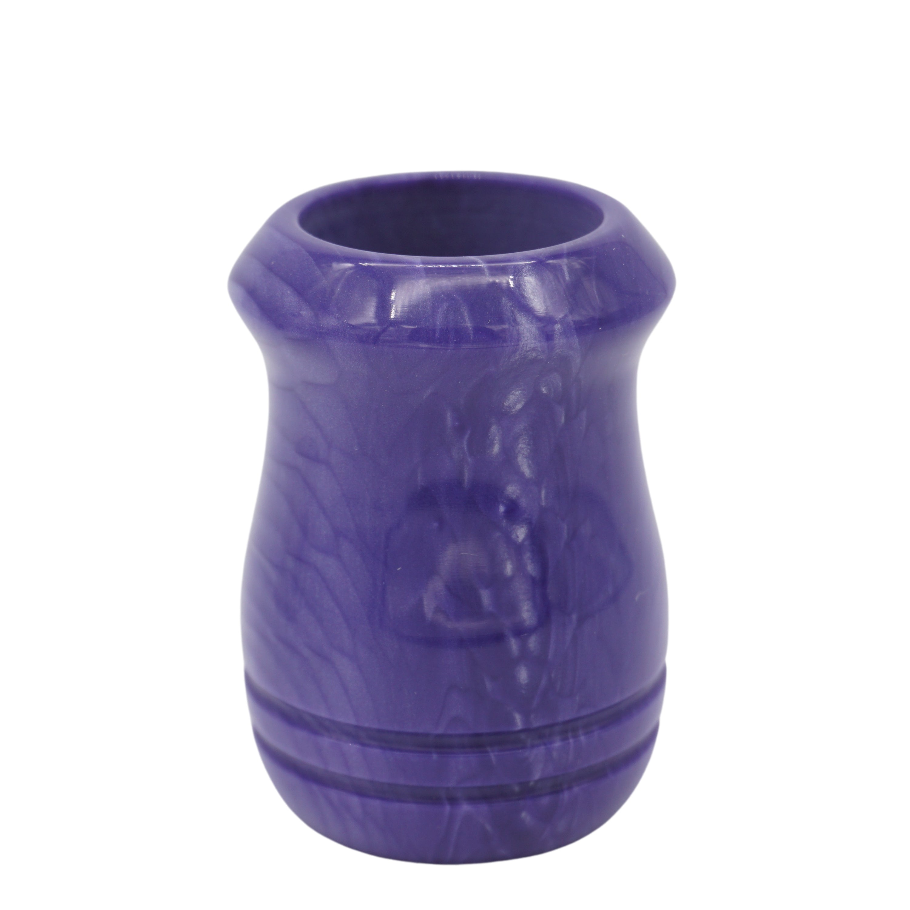 Premium Handmade Purple Snakeskin Shaving Brush Handle - Fits 24mm & 26mm Knots - Perfect for Wet Shaving, Grooming Kits & Luxury Bathroom Essentials
