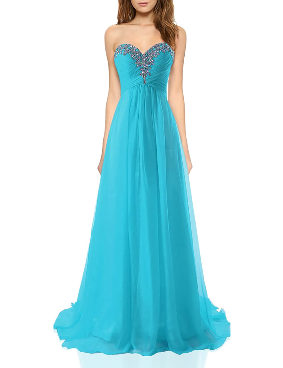 JAEDEN Elegant Long Chiffon Prom Dress - A-Line Formal Evening Gown for Bridesmaids & Homecoming | Perfect for Prom Night, Weddings & Special Occasions