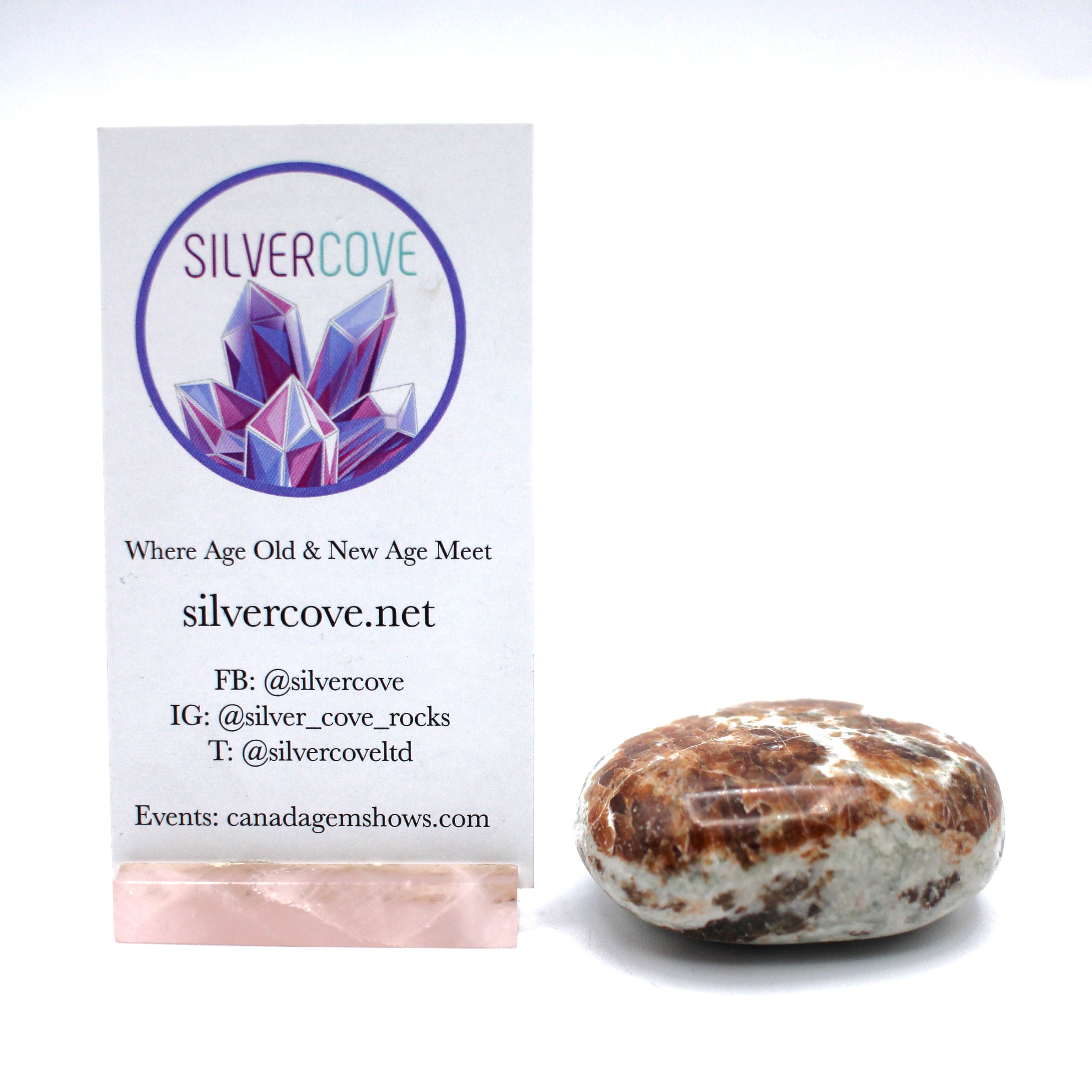 Natural Canadian Orange Garnet Palm Stone - Healing Crystal for Stress Relief, Meditation & Chakra Balancing - Perfect for Yoga, Reiki & Spiritual Practices