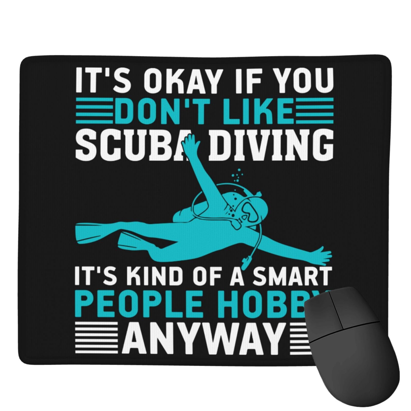 Waterproof Non-Slip Rubber Base Mouse Pad for Laptop, PC, Office & Gaming - 7x9 Inch - Perfect for Work, Gaming & Home Office Use