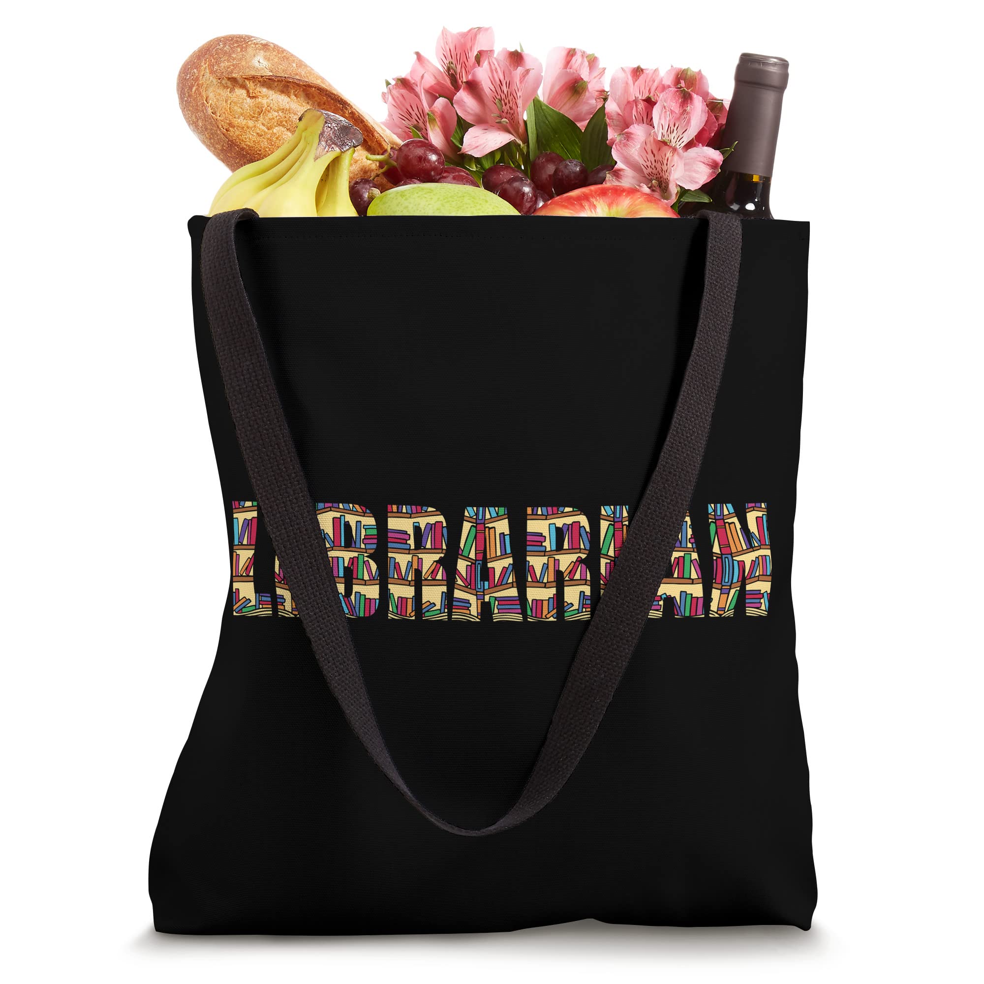 Librarian Tote Bag for Books - Durable School Library Book Bag for Teachers & Students - Perfect for Carrying Books, Laptops & School Supplies